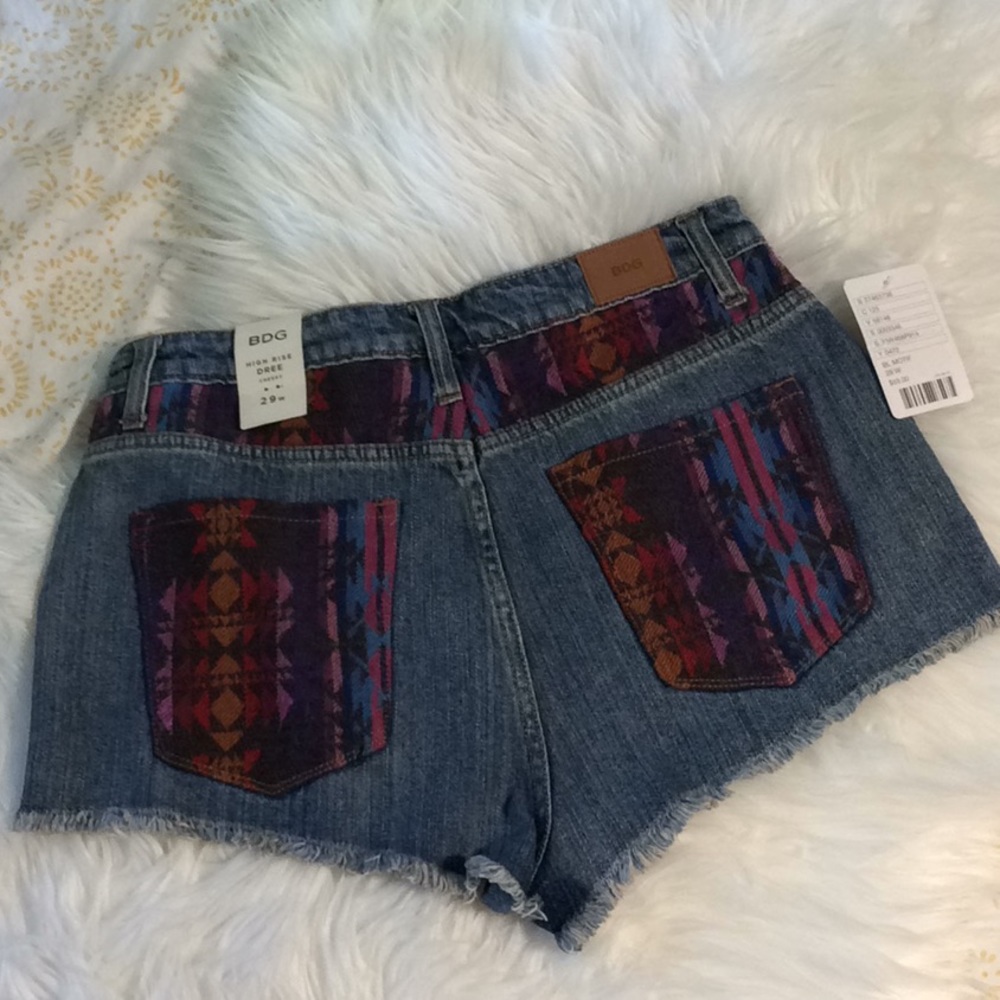 BDG “High Rise Dree Cheeky” Jean Shorts 29w
